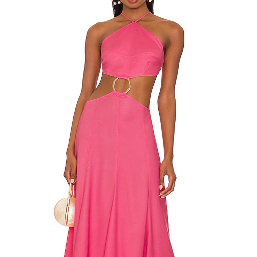CULT GAIA Nadeesha Dress Size Medium Pink Blossom NWT